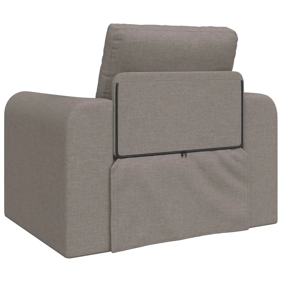 Canapé-Lit Taupe 98 x 71 x 83 cm tissu - 7