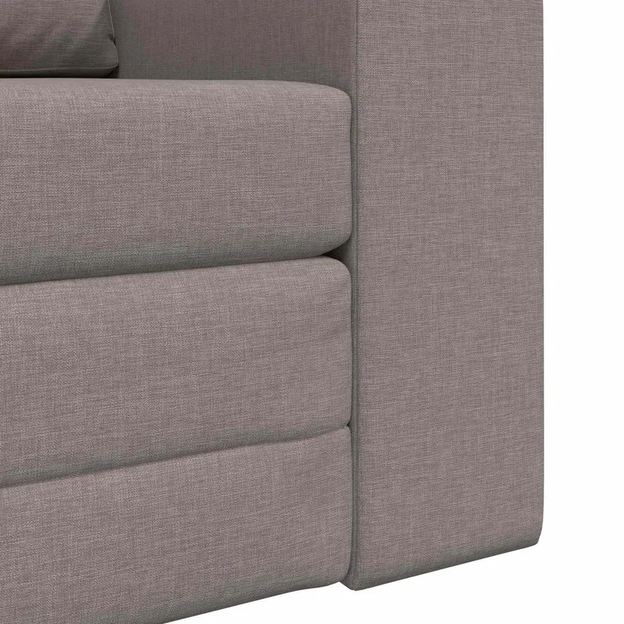 Canapé-Lit Taupe 98 x 71 x 83 cm tissu - 9