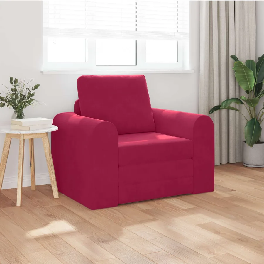 Canapé-Lit Bordeaux 98 x 71 x 83 cm Velours