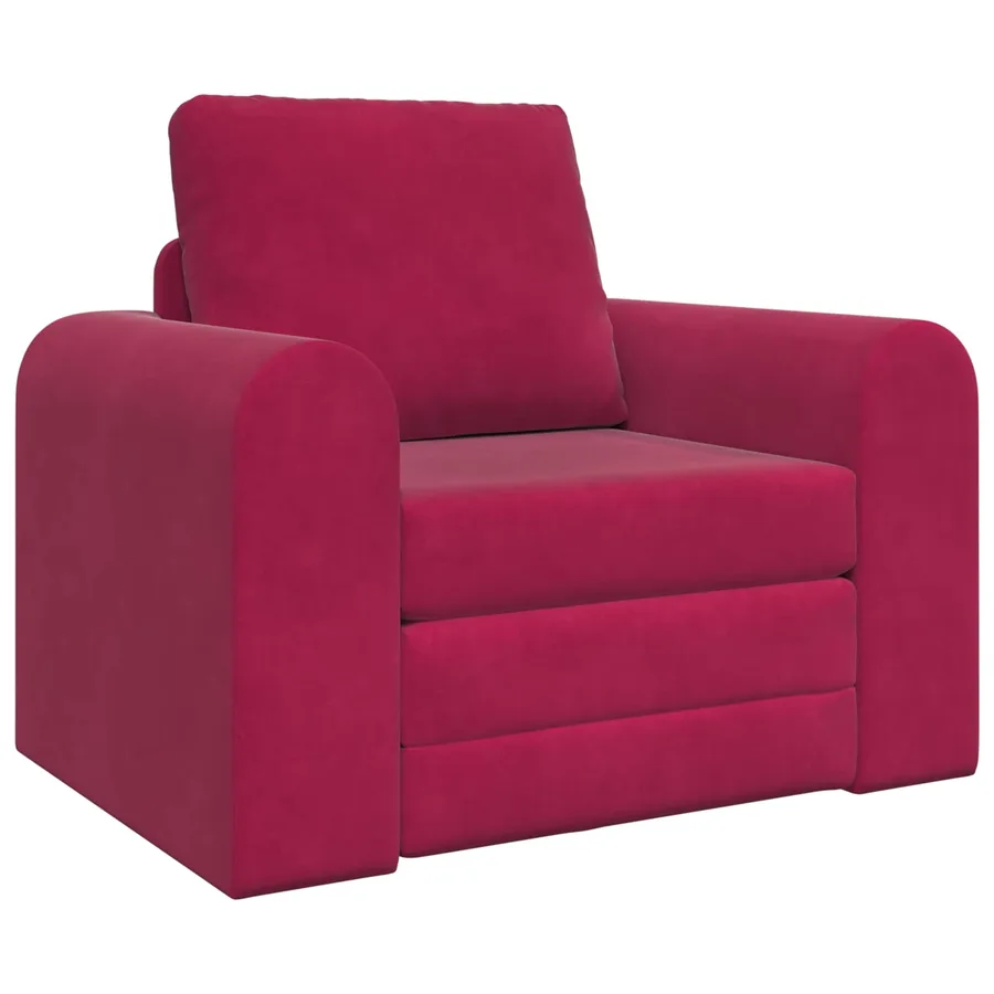Canapé-Lit Bordeaux 98 x 71 x 83 cm Velours - 2