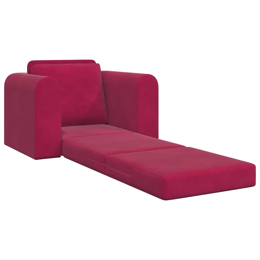 Canapé-Lit Bordeaux 98 x 71 x 83 cm Velours - 4