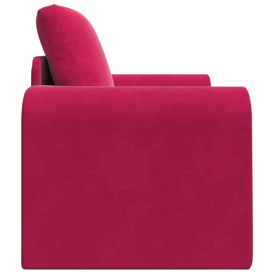 Canapé-Lit Bordeaux 98 x 71 x 83 cm Velours - 6