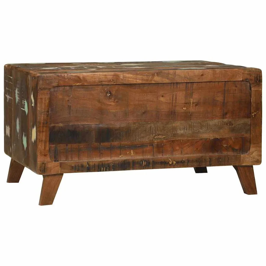 Table basse Multicolore 80 x 54 x 45 cm Bois Recyclé Solide - 6