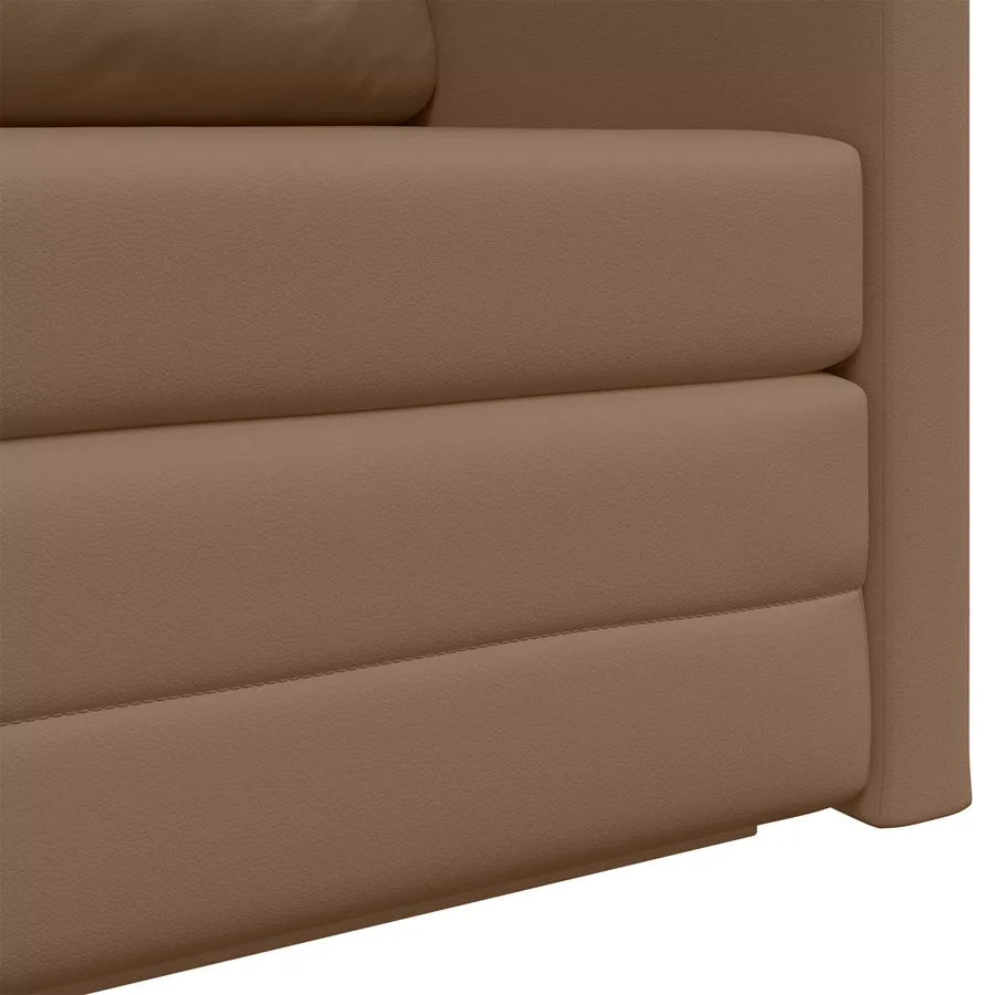 Canapé-Lit Cappuccino 124 x 71 x 78 cm Simili cuir - 9