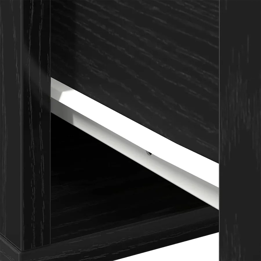Table basse Chêne noir 60 x 60 x 38 cm Bois d'ingénierie - 9