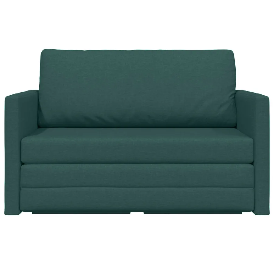 Canapé-Lit 110cm Vert foncé tissu - 5