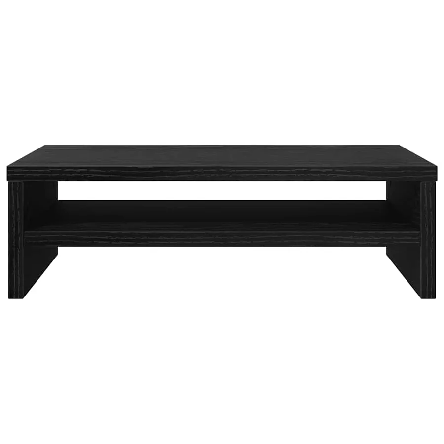 Support pour écran en chêne noir 42 x 24 x 13 cm bois composite - 5