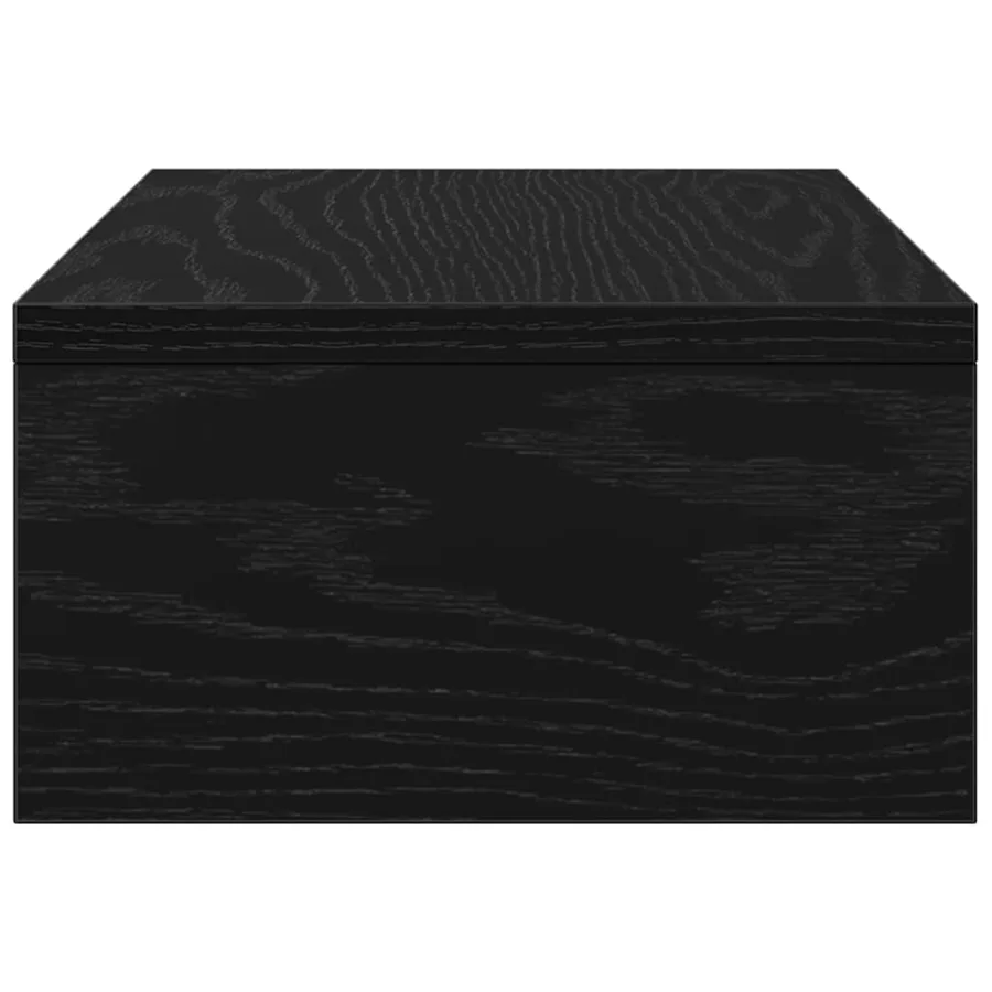 Support pour écran en chêne noir 42 x 24 x 13 cm bois composite - 6