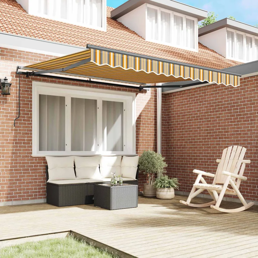 Auvent rétractable Multicolore 300 x 250 cm - 3