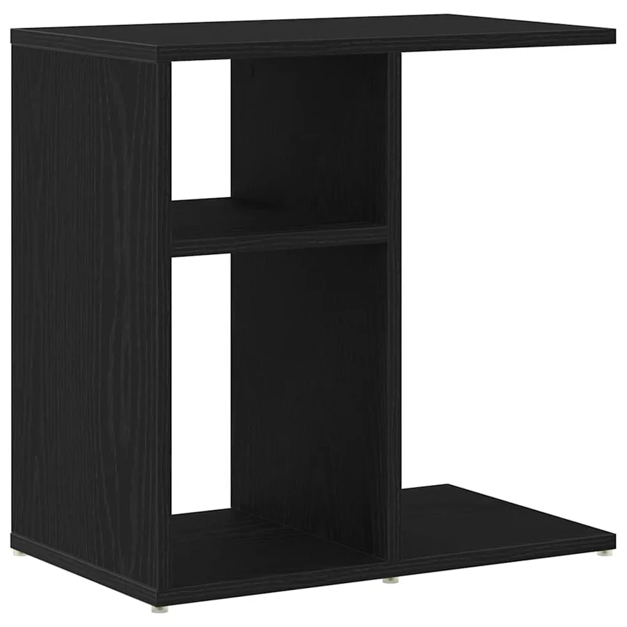 Table d'appoint Chêne noir 50 x 30 x 50 cm Bois d'ingénierie - 2