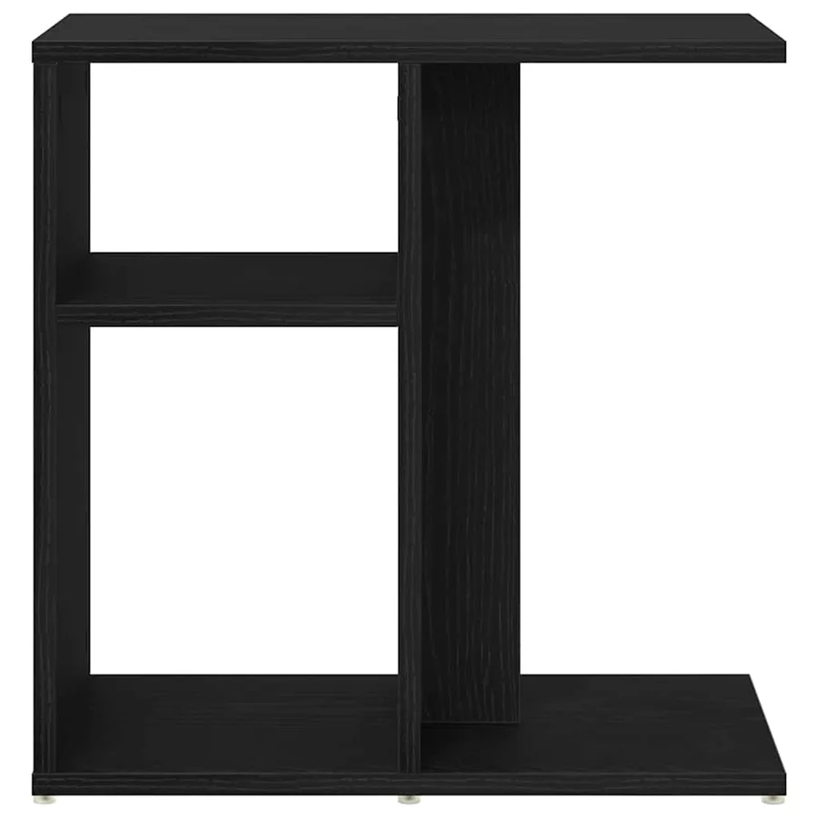 Table d'appoint Chêne noir 50 x 30 x 50 cm Bois d'ingénierie - 6