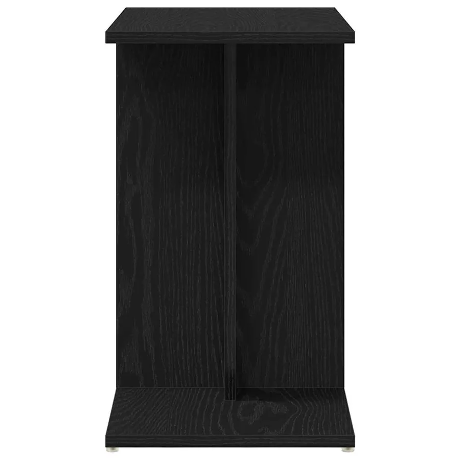 Table d'appoint Chêne noir 50 x 30 x 50 cm Bois d'ingénierie - 7