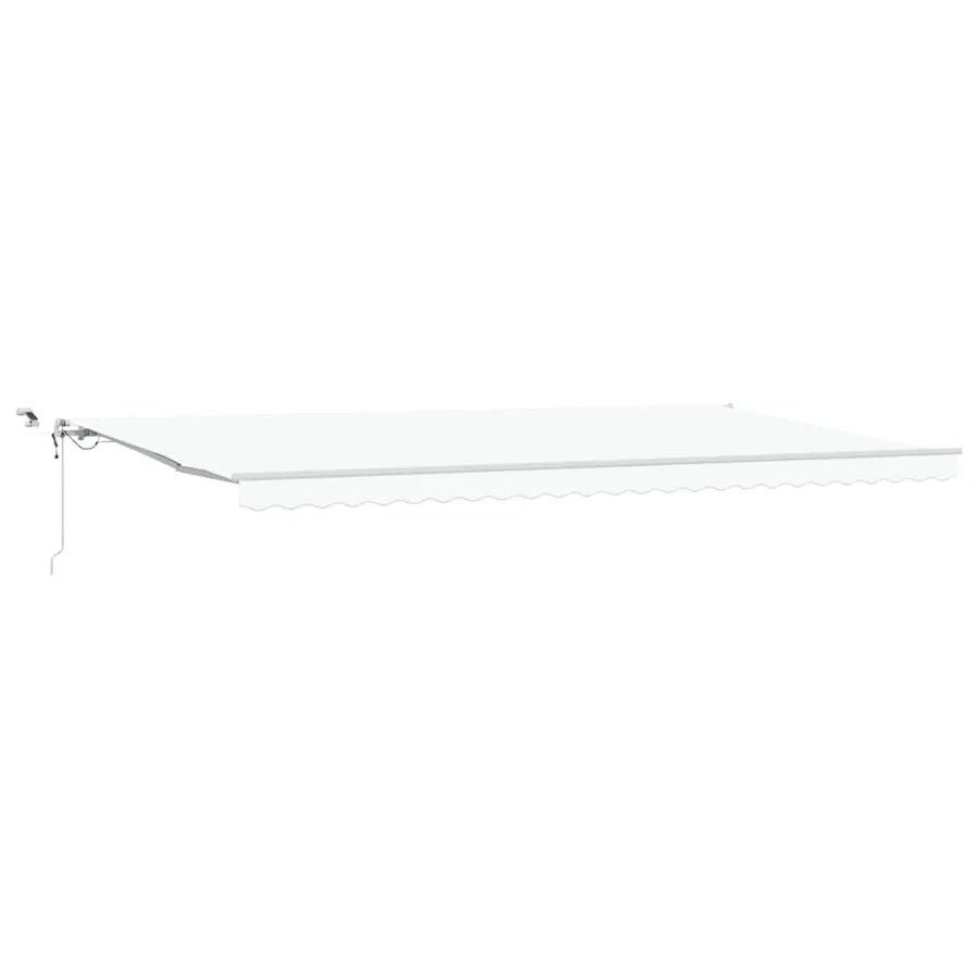 Auvent rétractable Blanc 600 × 300 cm Polyester - 2