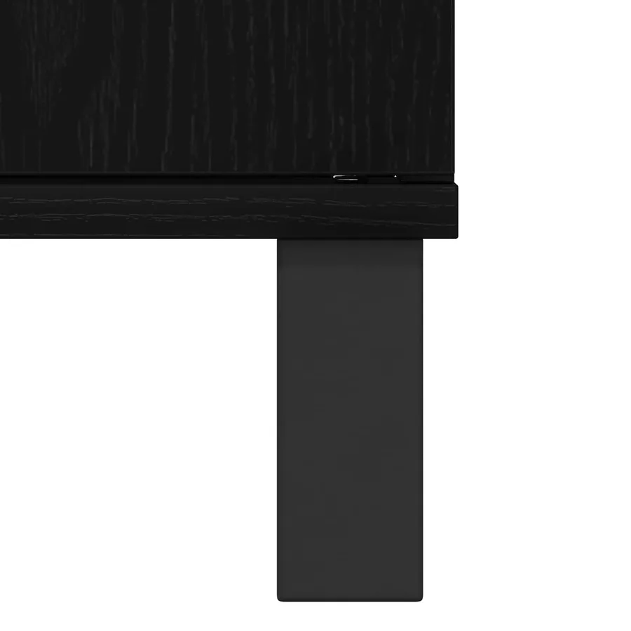 Ensemble de mobilier de salle de bain 3 pcs Chêne noir - 13