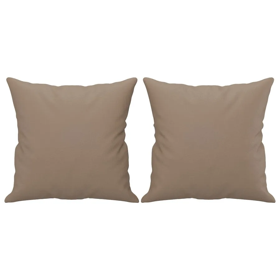 Ensemble de canapés 3 pcs avec coussins cappuccino similicuir - 6