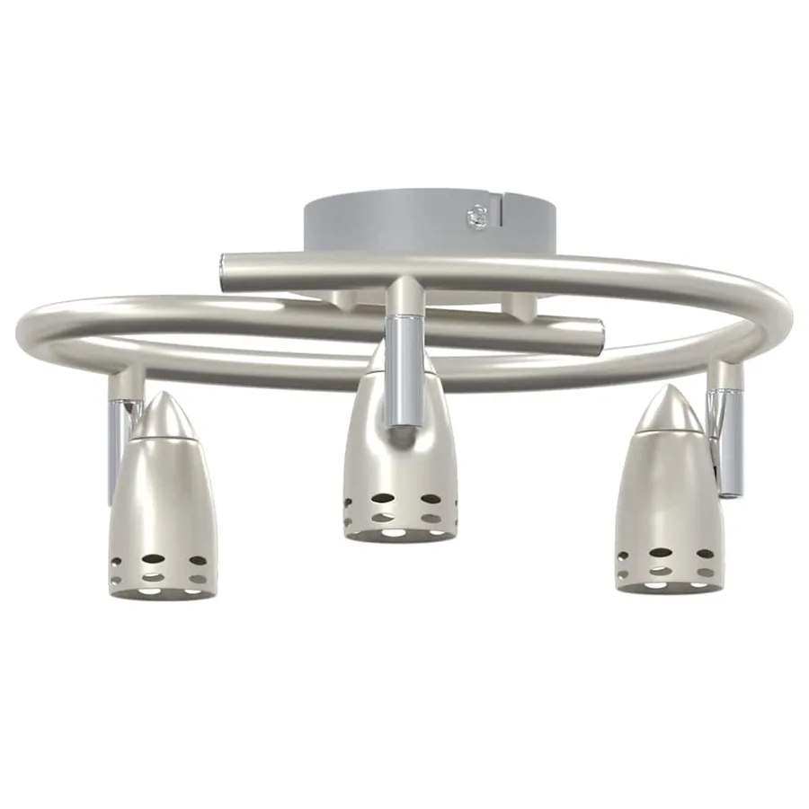 Spot de plafond Nickel 24 x 22 x 12,5 cm Métal - 5