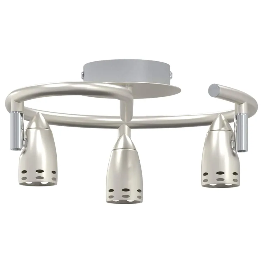 Spot de plafond Nickel 24 x 22 x 12,5 cm Métal - 7
