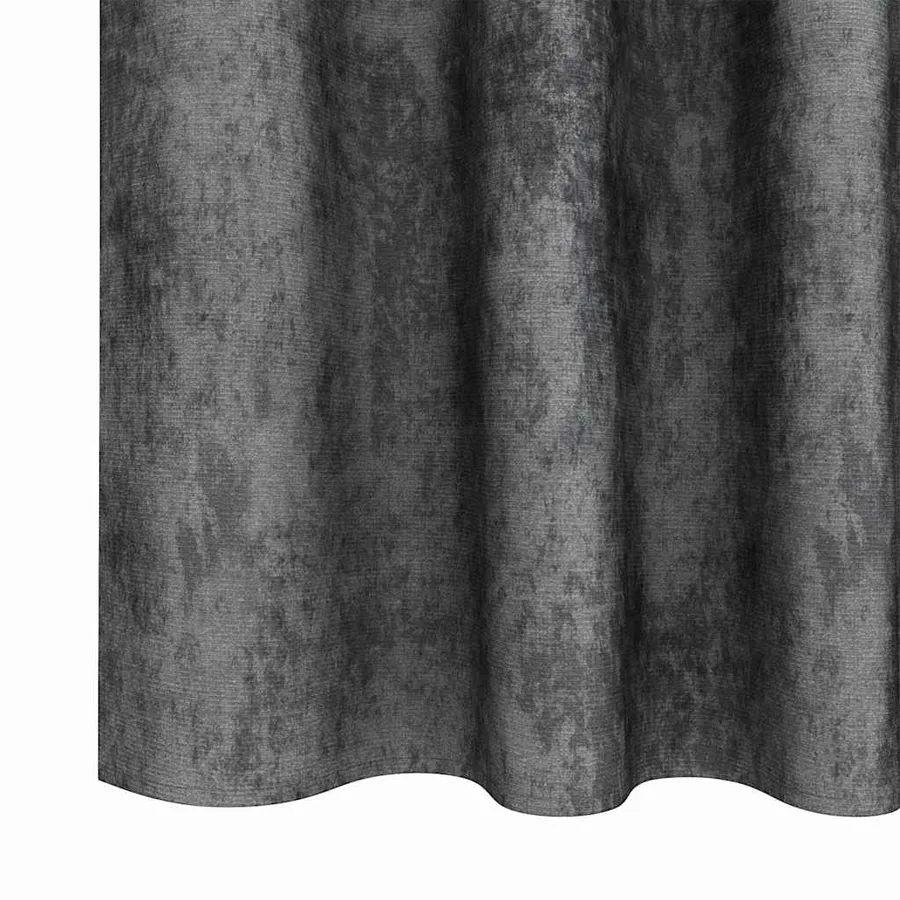 Rideaux en velours 2 pcs Gris 245 x 140 cm Velours - 6