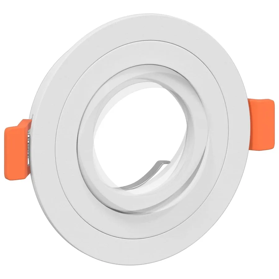 Projecteur 24 pcs Blanc 9 x 9 x 2 cm Aluminium - 12