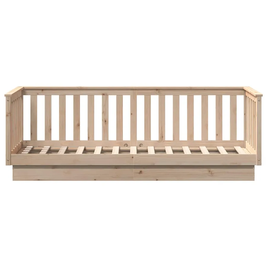 Lit de jour sans matelas 90x200 cm en pin massif - 5