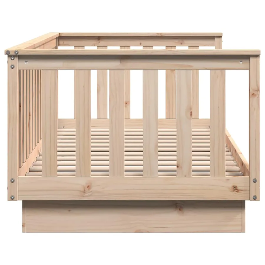 Lit de jour sans matelas 90x200 cm en pin massif - 6