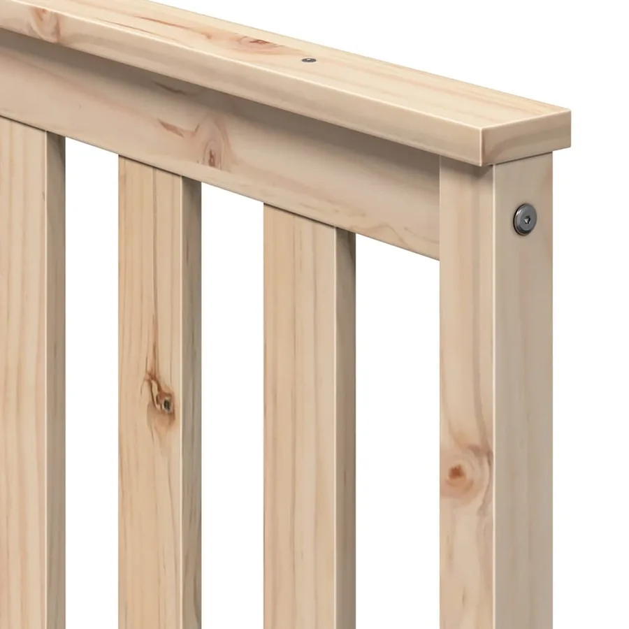 Lit de jour sans matelas 90x200 cm en pin massif - 8