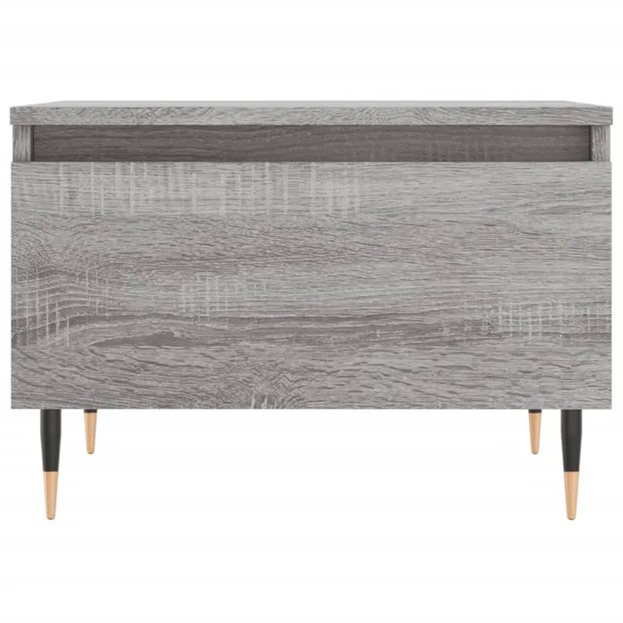 Tables basses 2 pcs sonoma gris 50x46x35 cm bois d'ingénierie - 6