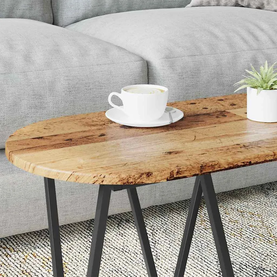 Table basse Bois Ancien 80 x 40 x 40.5 cm - 4