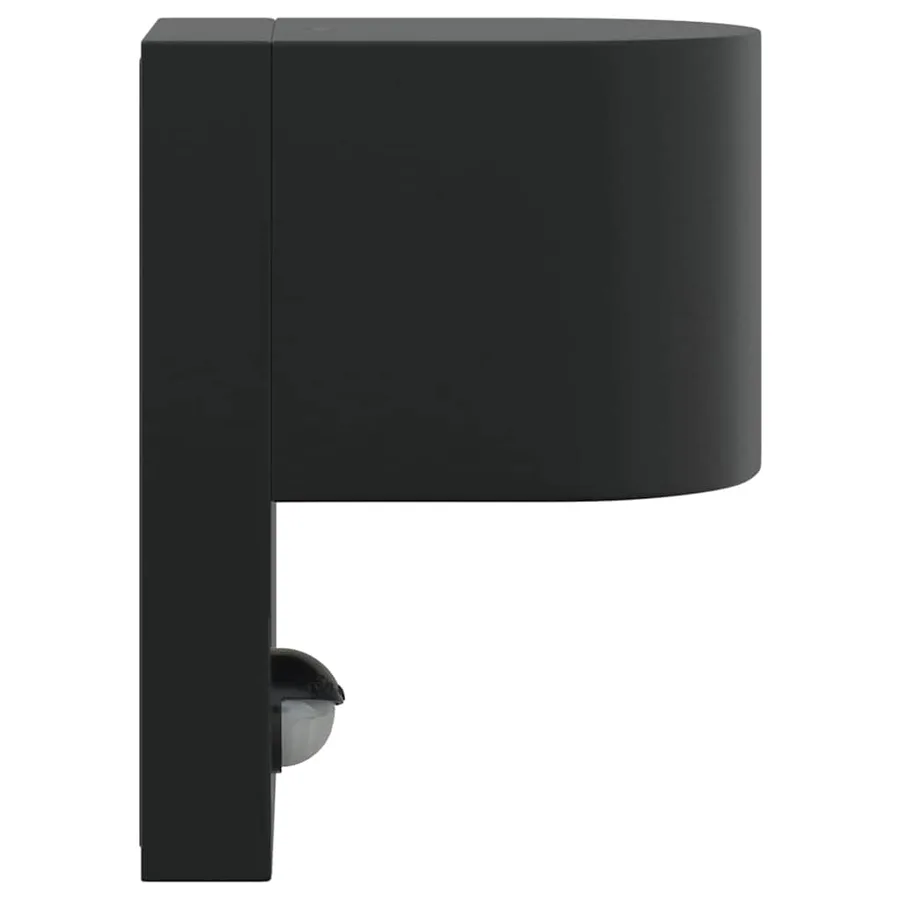 Applique Murale Extérieure 2 pcs Noir 12 x 7 x 15 cm - 6