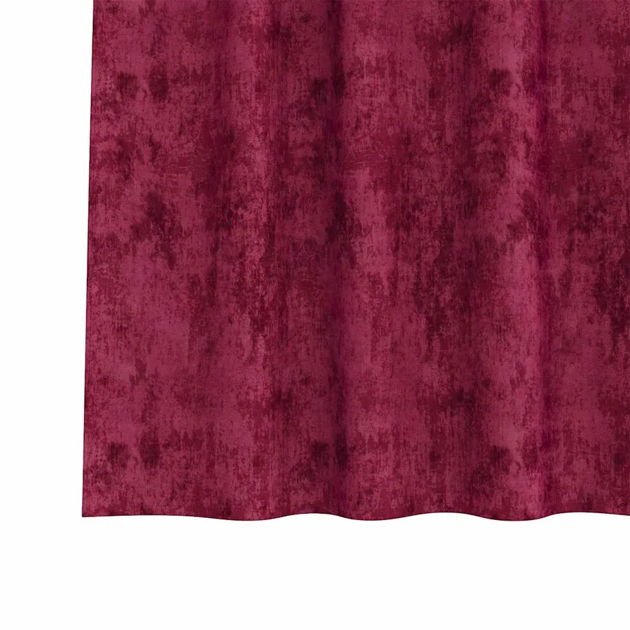 Rideaux en velours 2 pcs Rouge bordeaux 175 x 140 cm Velours - 6