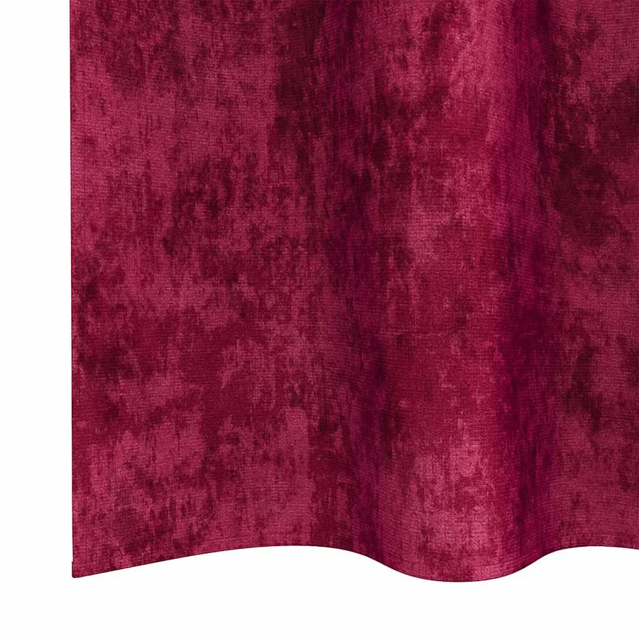 Rideaux en velours 2 pcs Bordeaux 260 x 140 cm Velours - 6