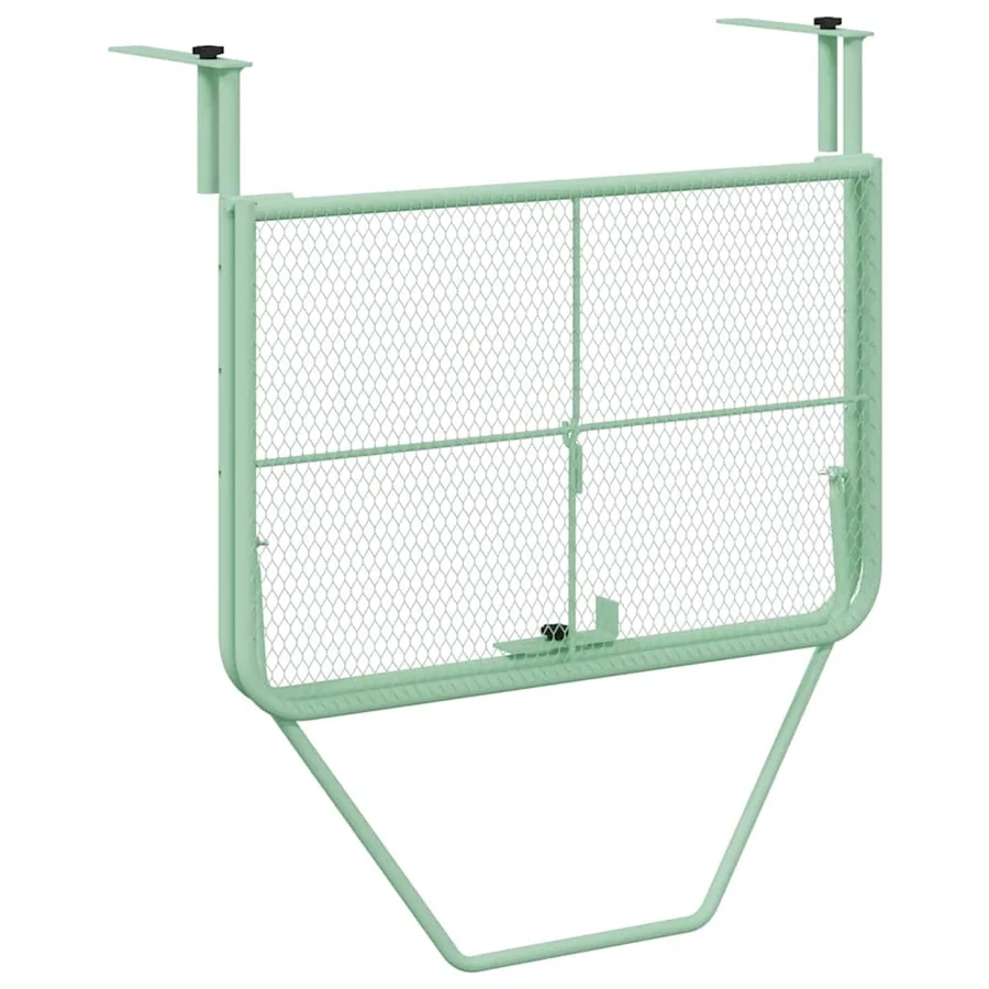 Table Suspendue de Balcon Vert menthe 60 x 39 x 65 cm Acier - 5