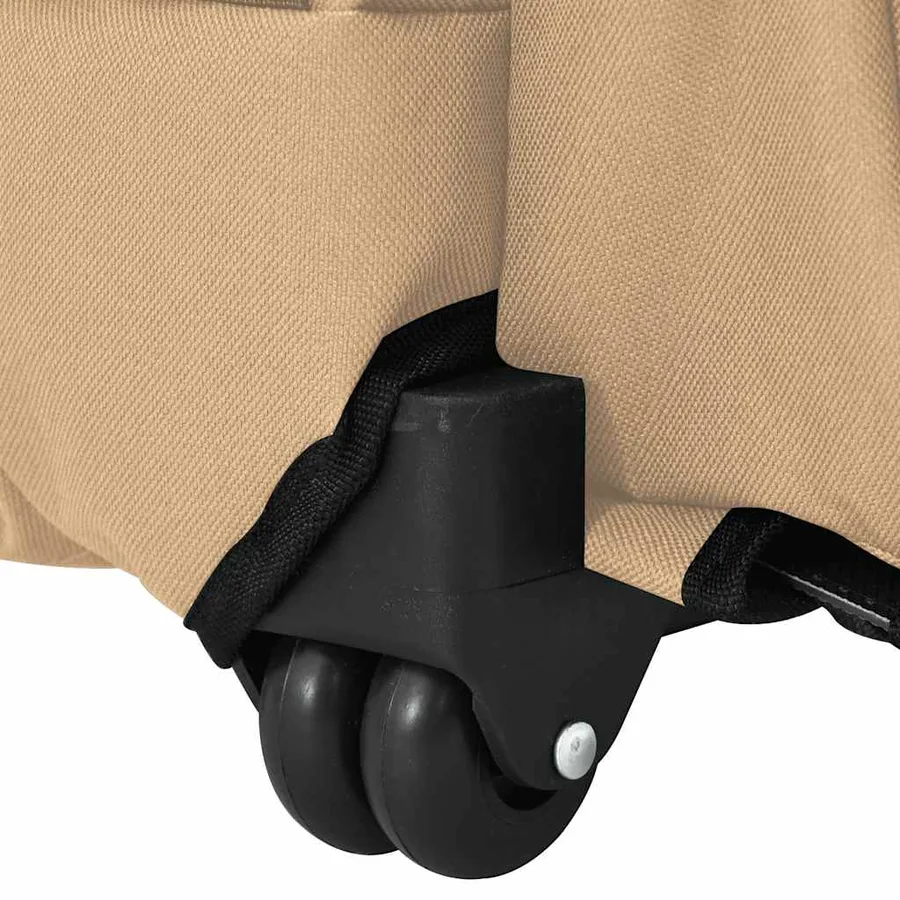 Chariot pour animaux de compagnie 3 en 1 Design Sable 48 x 32 x (57-106) cm Tissu Oxford - 10