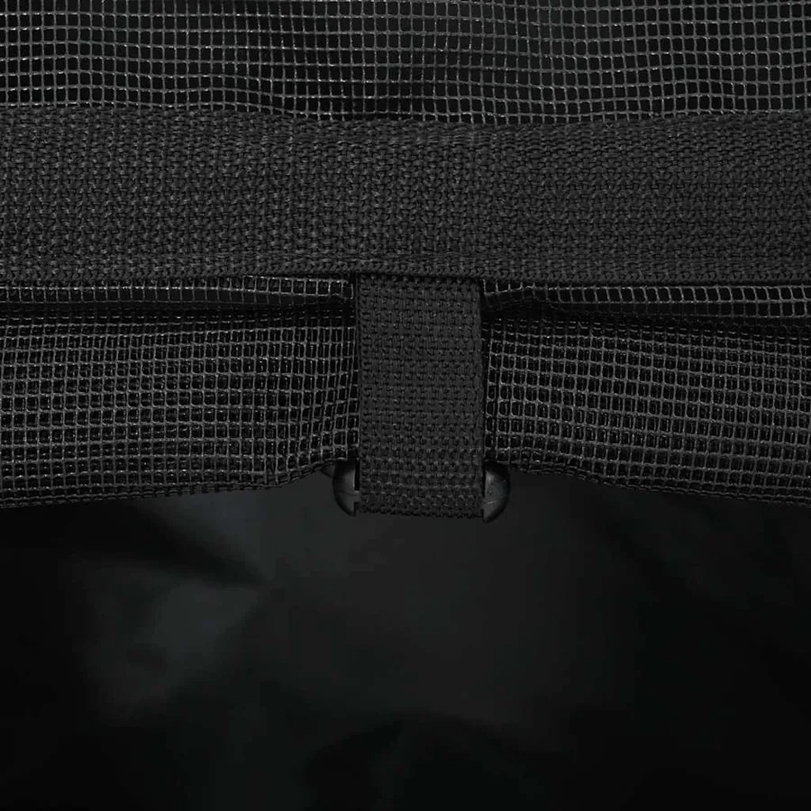 Chariot pour animaux de compagnie 3 en 1 Design Noir 48 x 32 x (57-106) cm Tissu Oxford - 11