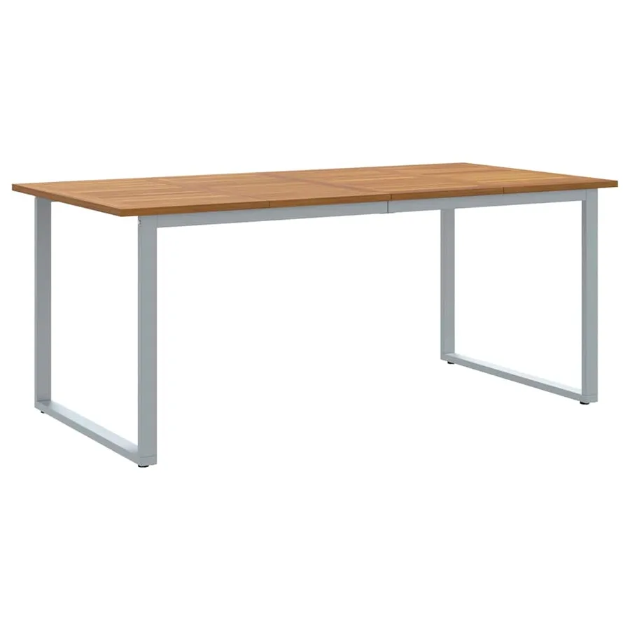 Ensemble de salle à manger pour jardin 5 pcs Gris - 5