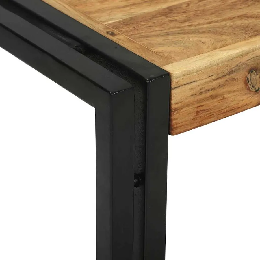 Table basse 2 pcs Marron 48 x 40 x 40 cm Bois d'Acacia Massif - 7