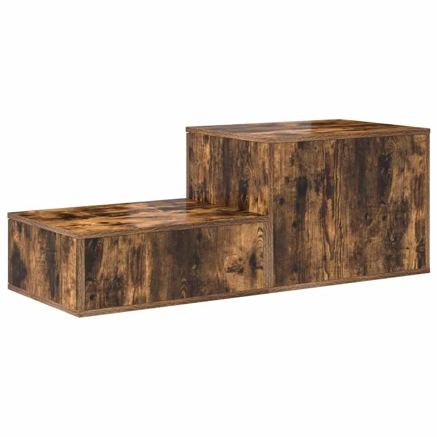 Armoire de rangement 2 pcs Chêne fumé 127 x 41 x 40 cm - 9