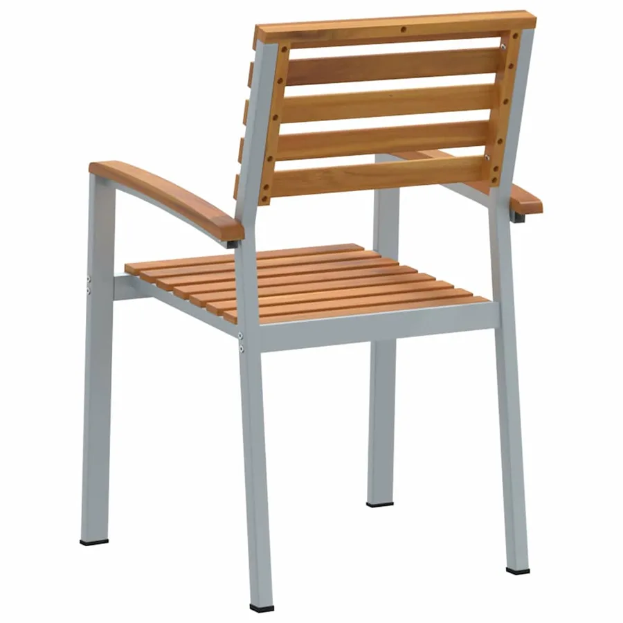 Chaise de jardin 6 pcs Marron 56 x 57 x 87 cm - 7