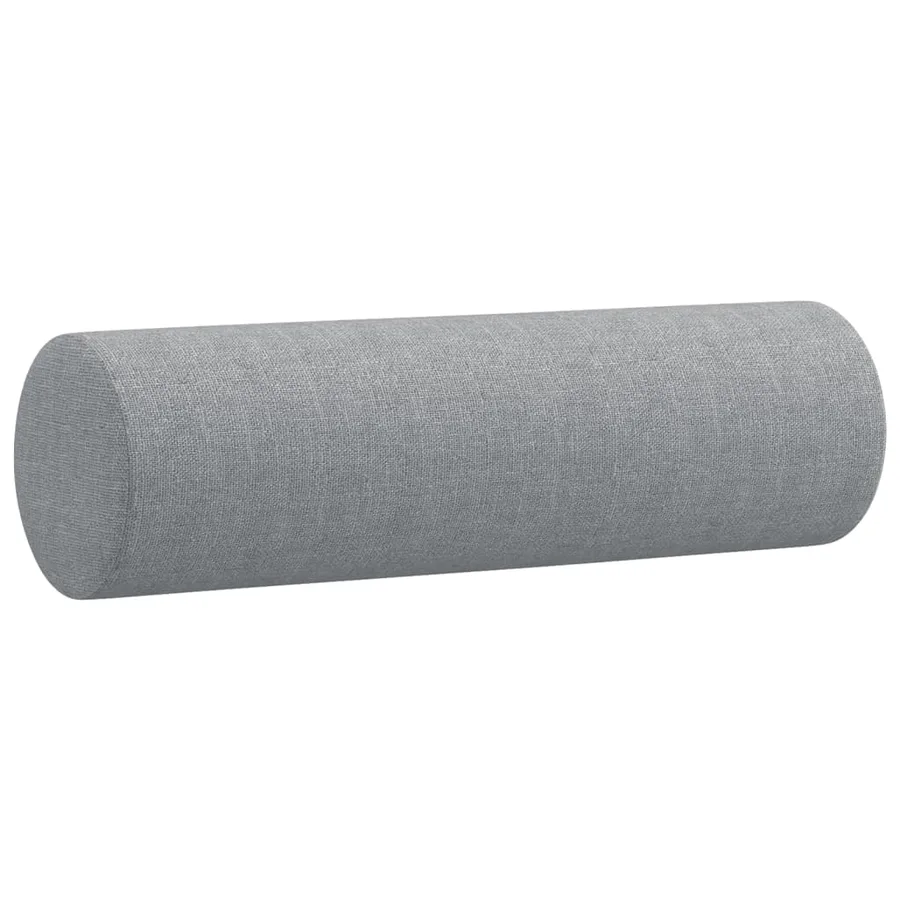 Ensemble de canapés 2 pcs coussins gris clair tissu - 6