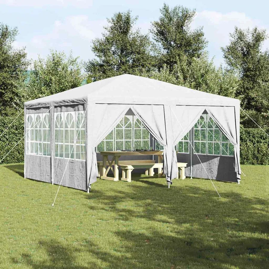 Tente de fête Blanc 400 x 400 x 266 cm Polyéthylène