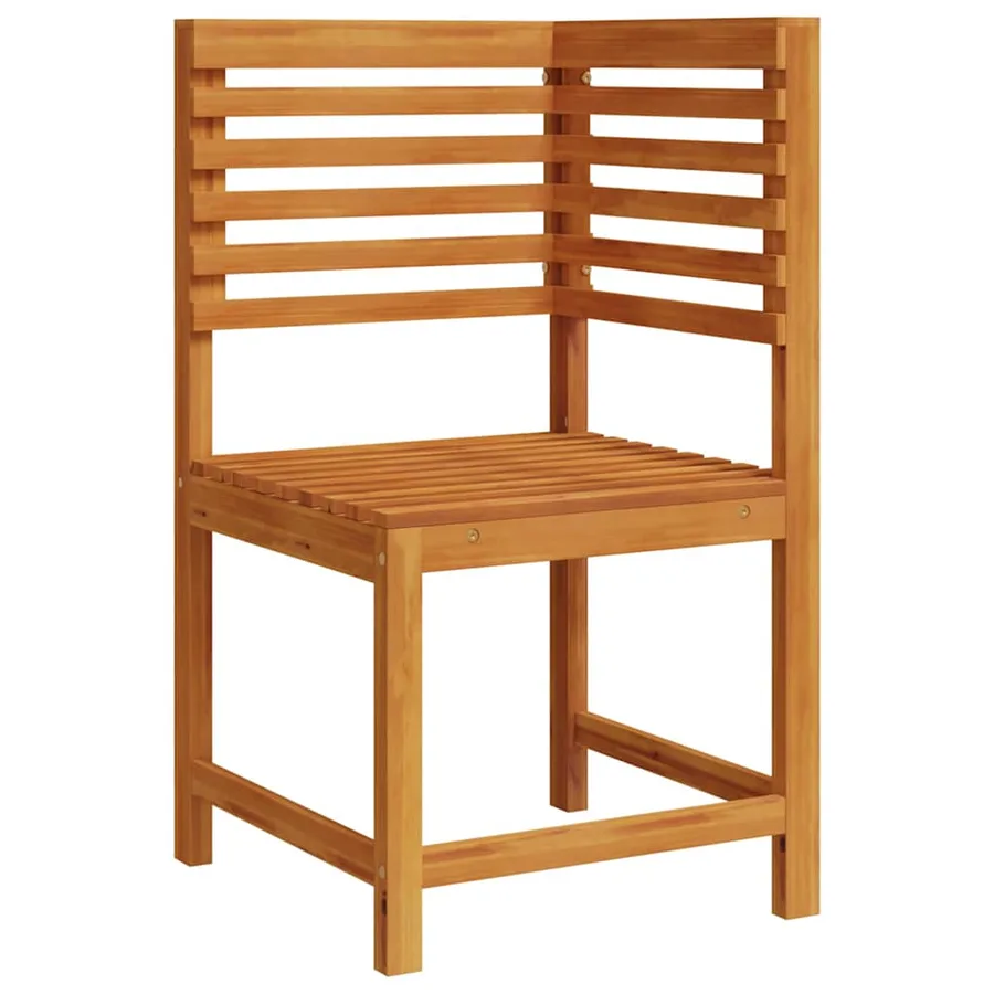 Chaise de jardin Marron 50 x 50 x 91cm Bois d'acacia massif - 2