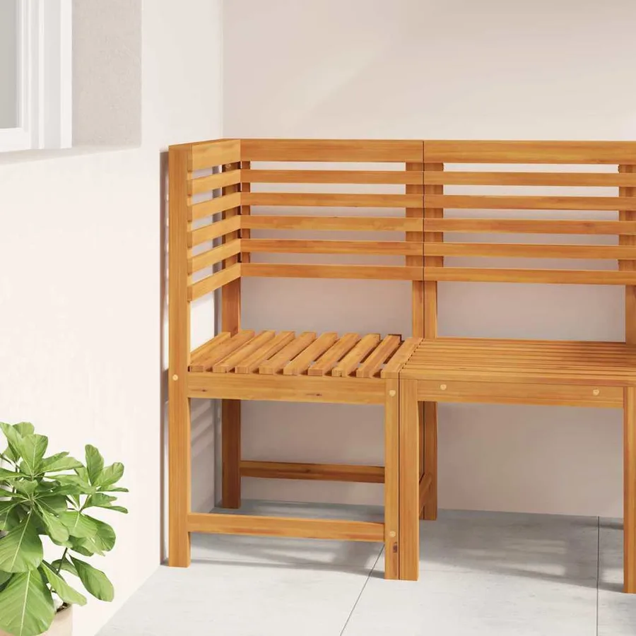 Chaise de jardin Marron 50 x 50 x 91cm Bois d'acacia massif - 3