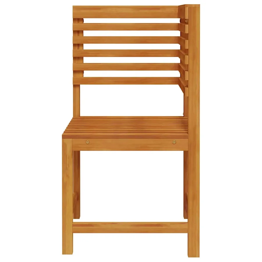 Chaise de jardin Marron 50 x 50 x 91cm Bois d'acacia massif - 4