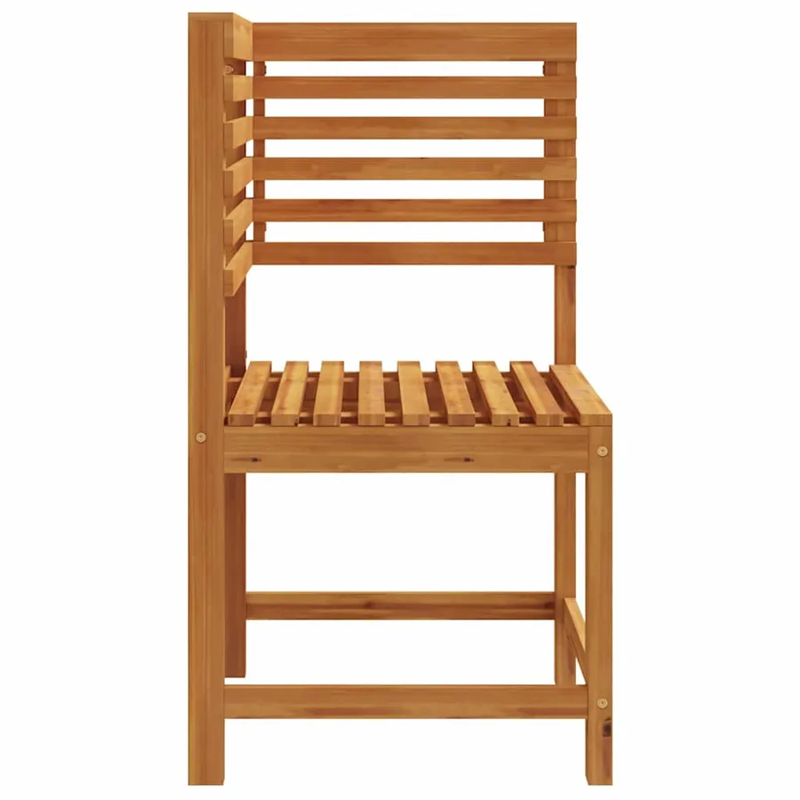 Chaise de jardin Marron 50 x 50 x 91cm Bois d'acacia massif - 5