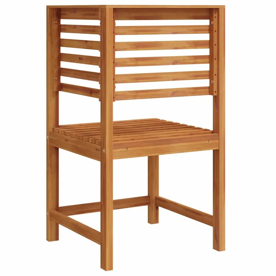 Chaise de jardin Marron 50 x 50 x 91cm Bois d'acacia massif - 6