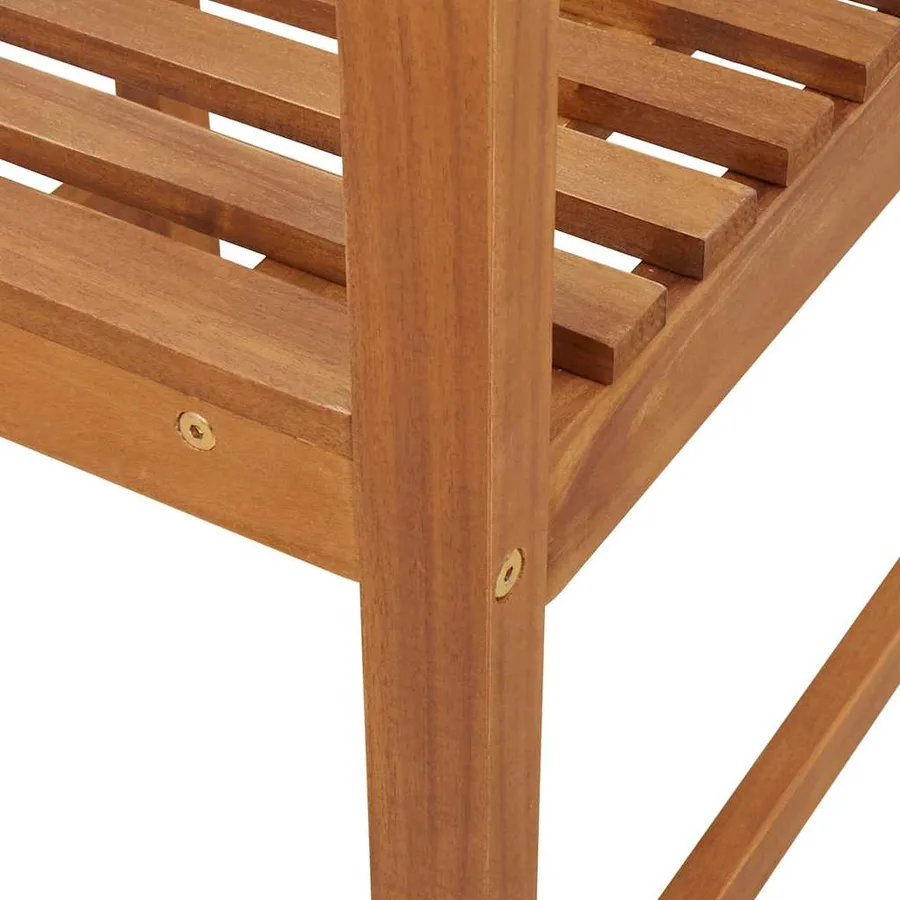 Chaise de jardin Marron 50 x 50 x 91cm Bois d'acacia massif - 8