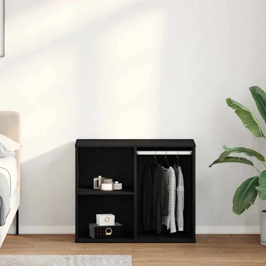 Cabinet de Cosmétiques avec étagère Chêne noir 80 x 40 x 65 cm - 4