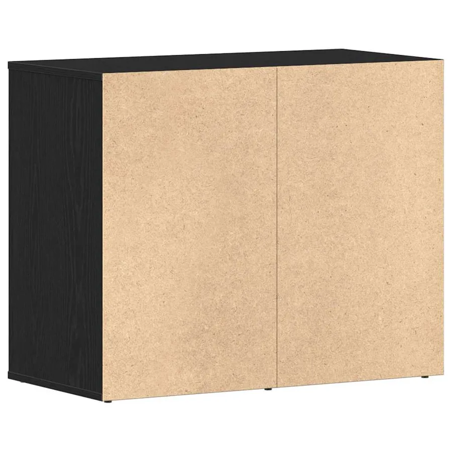 Cabinet de Cosmétiques avec étagère Chêne noir 80 x 40 x 65 cm - 5