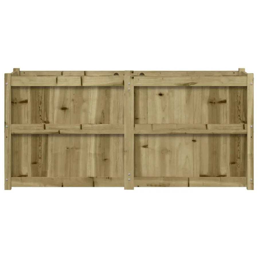 Jardinière 150x50x70 cm bois de pin imprégné - 5