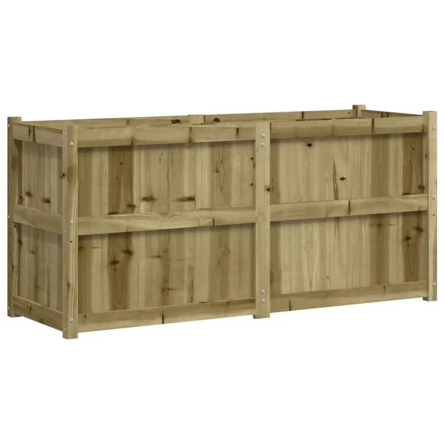 Jardinière 150x50x70 cm bois de pin imprégné - 7